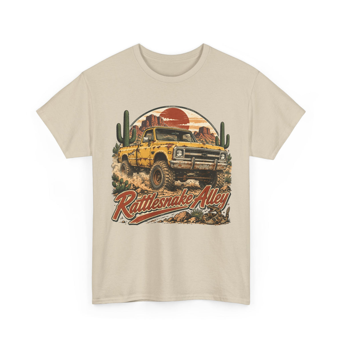 Welcome to Rattlesnake Alley Western Desert Graphic T-Shirt