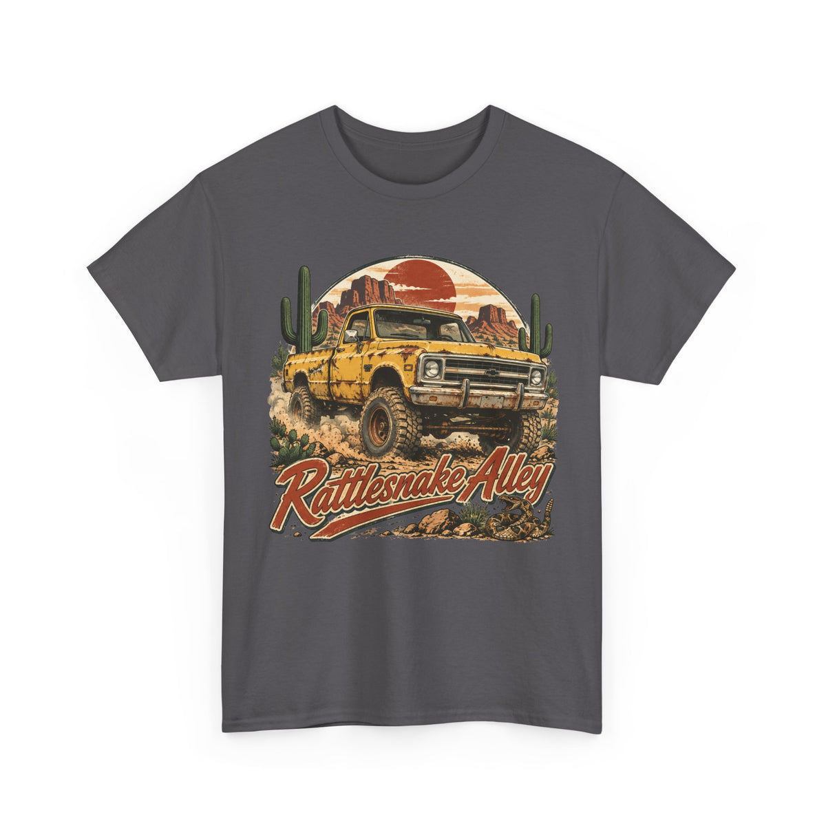 Welcome to Rattlesnake Alley Western Desert Graphic T-Shirt