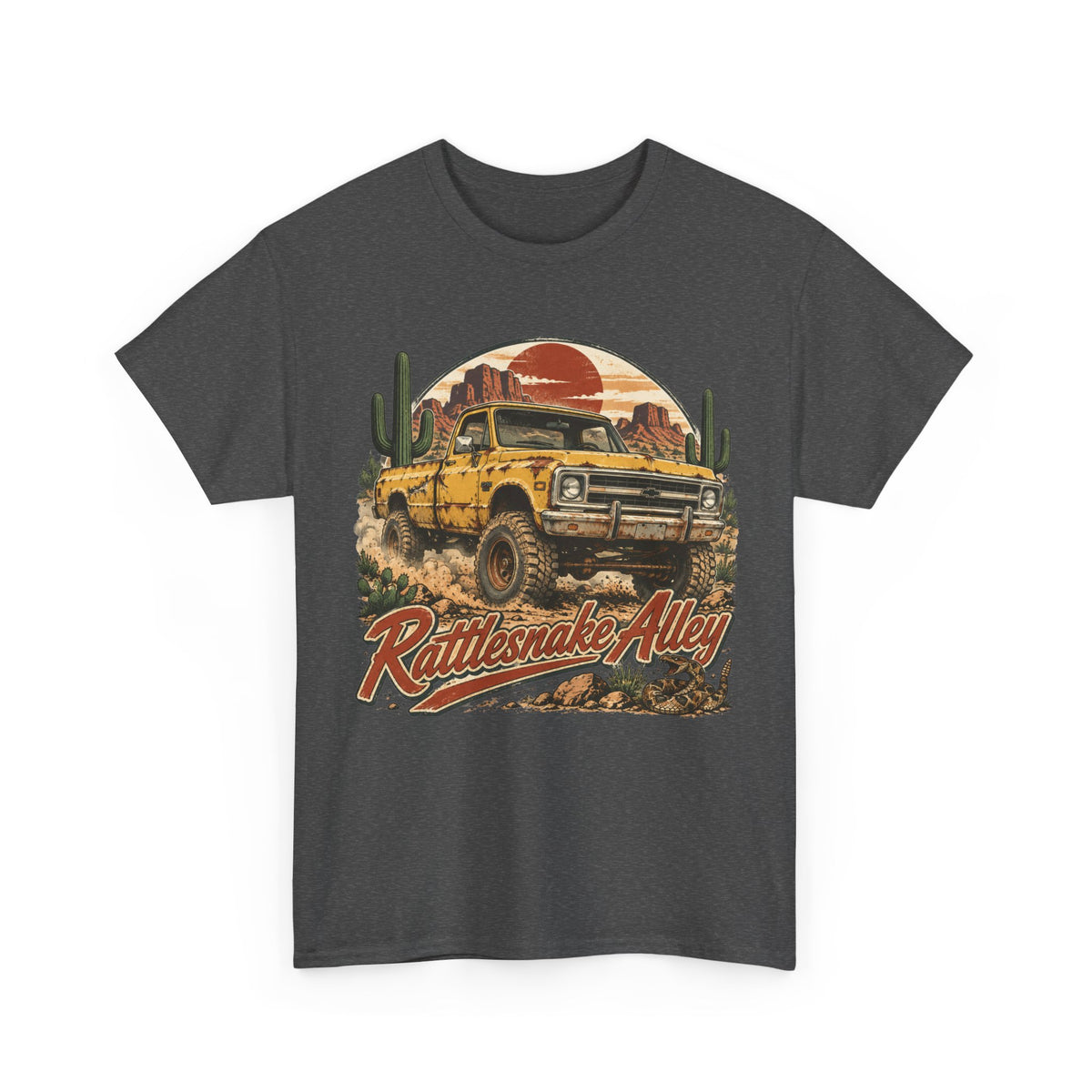 Welcome to Rattlesnake Alley Western Desert Graphic T-Shirt