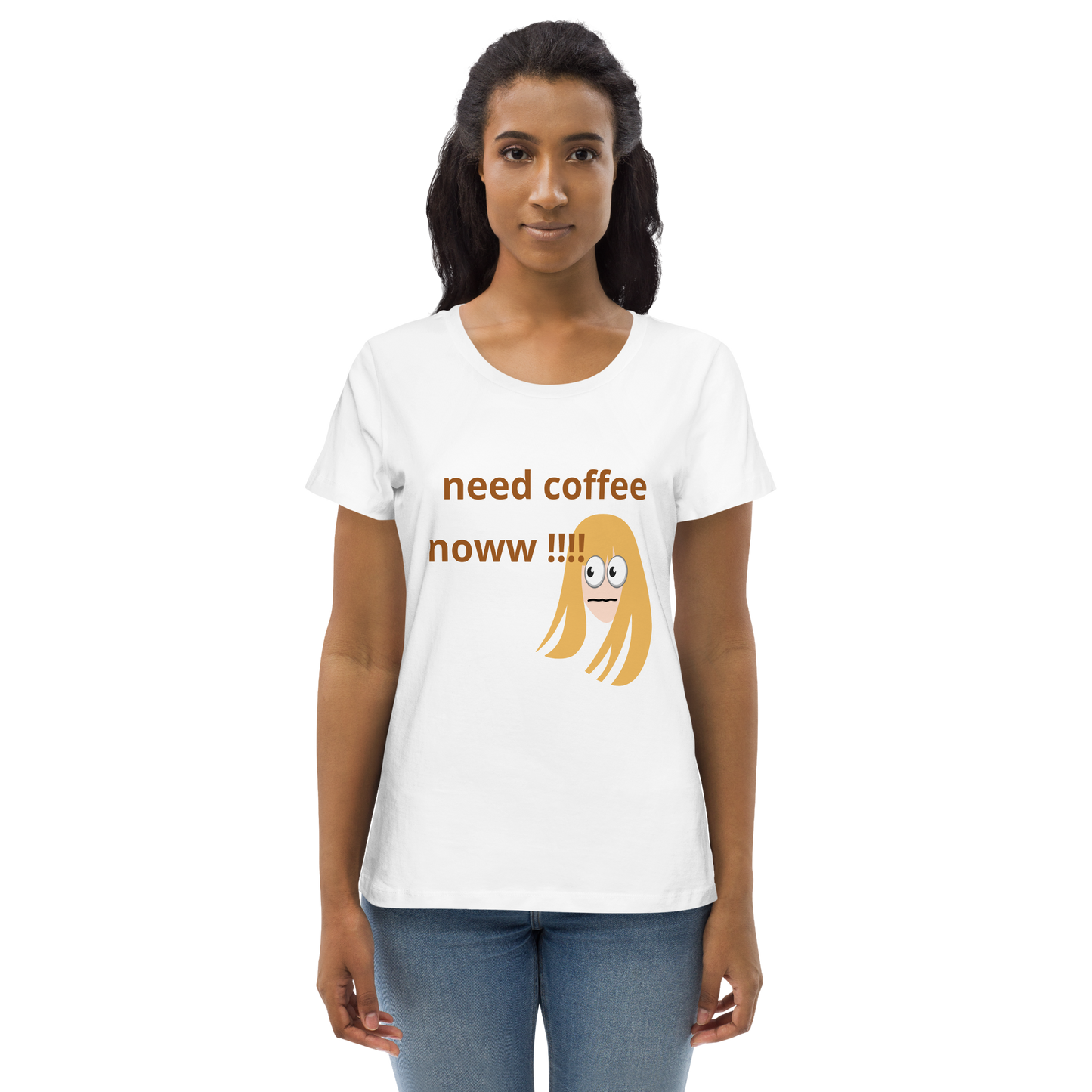 Women's fitted eco tee