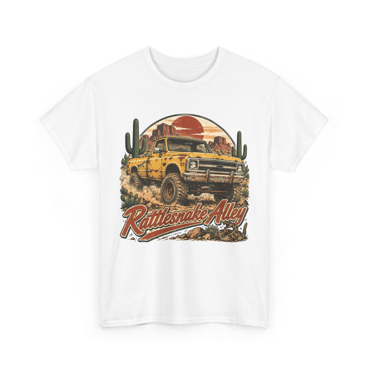 Welcome to Rattlesnake Alley Western Desert Graphic T-Shirt