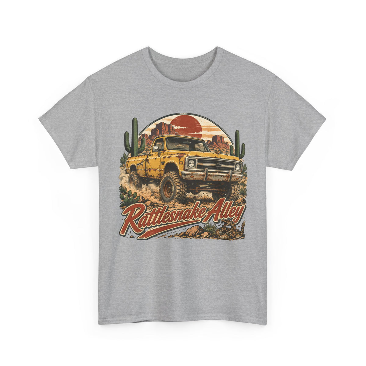 Welcome to Rattlesnake Alley Western Desert Graphic T-Shirt