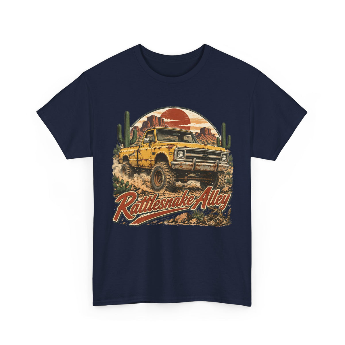 Welcome to Rattlesnake Alley Western Desert Graphic T-Shirt